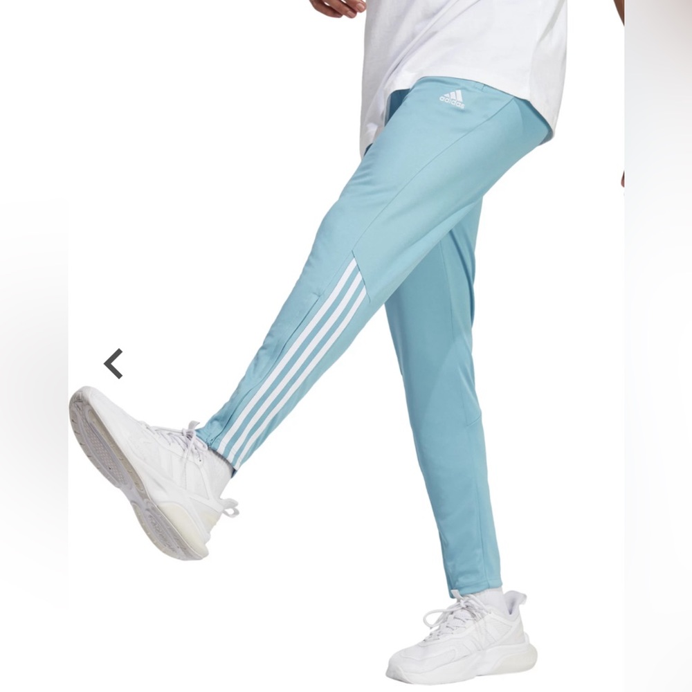NWT! Adidas AEROREADY Men's Tiro 23 Sportswear Pants Preloved Blue/White